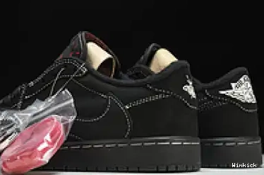 x Low Travis Phantom" Scott "Black Air  Jordan 1 DM7866-001 0425